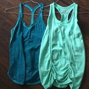 Lululemon and Athleta tank tops size S